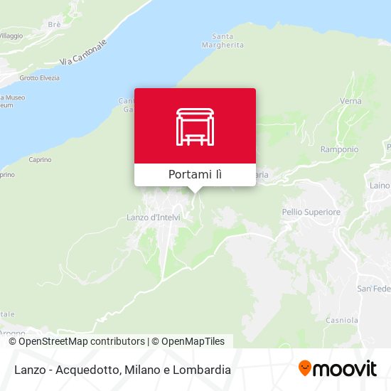 Mappa Lanzo - Acquedotto