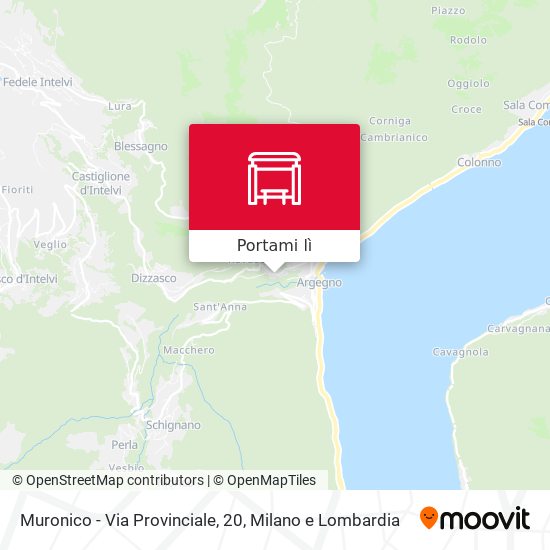 Mappa Muronico - Via Provinciale, 20