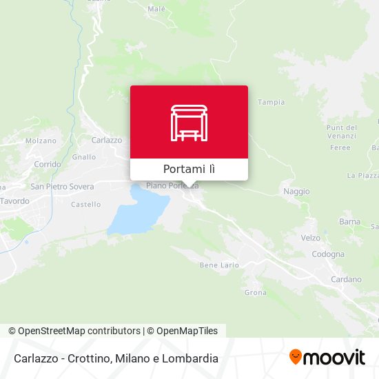 Mappa Carlazzo - Crottino
