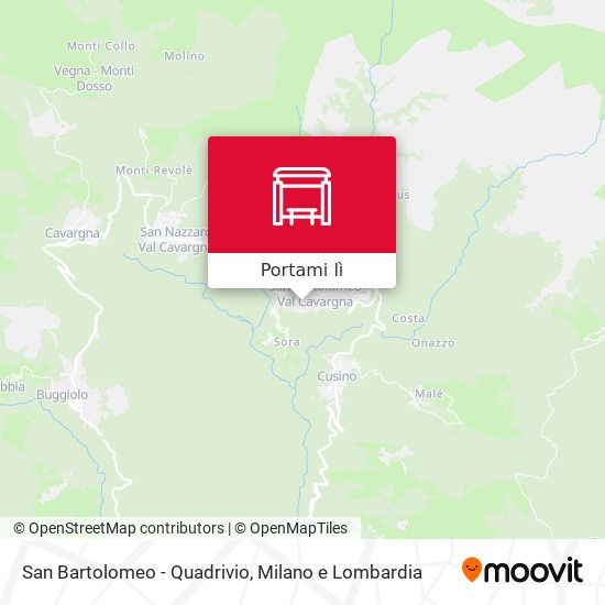 Mappa San Bartolomeo - Quadrivio