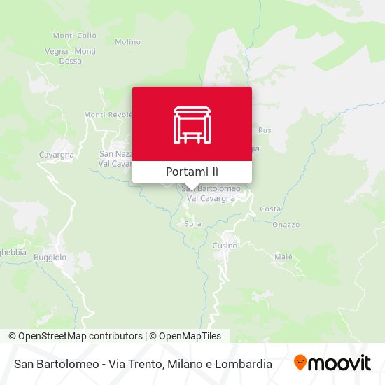 Mappa San Bartolomeo - Via Trento