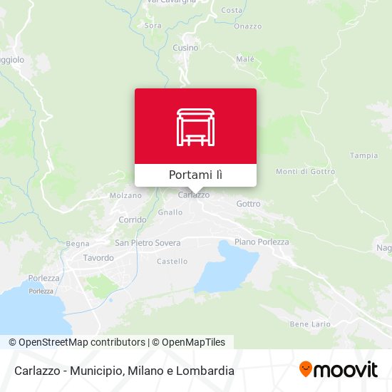 Mappa Carlazzo - Municipio