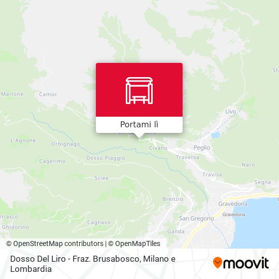Mappa Dosso Del Liro - Fraz. Brusabosco