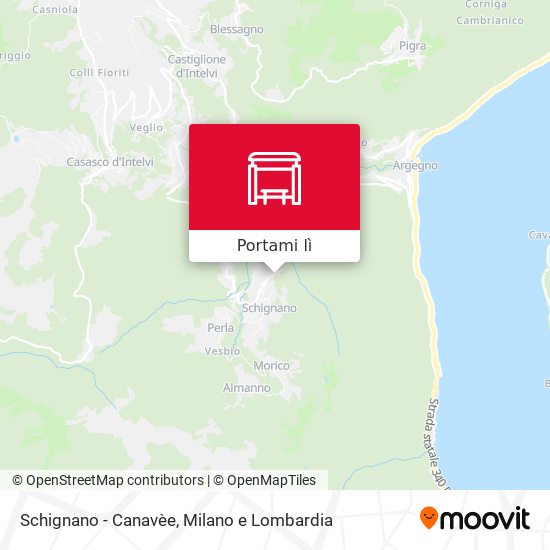 Mappa Schignano - Canavèe