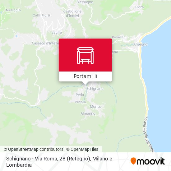 Mappa Schignano - Via Roma, 28 (Retegno)
