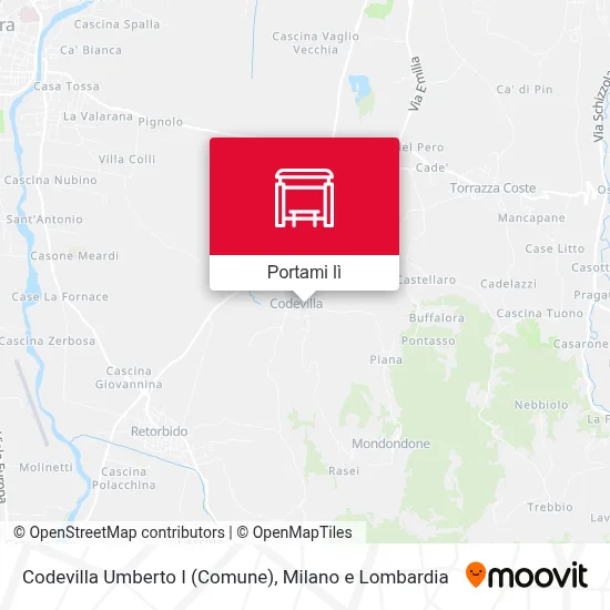 Mappa Codevilla Umberto I (Comune)
