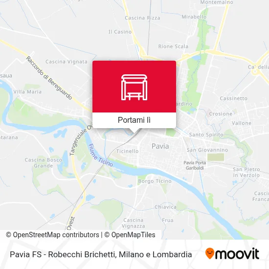 Mappa Pavia FS - Robecchi Brichetti