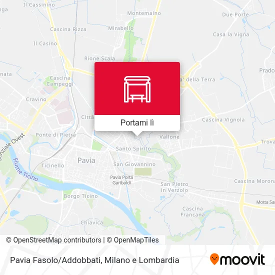Mappa Pavia Fasolo/Addobbati