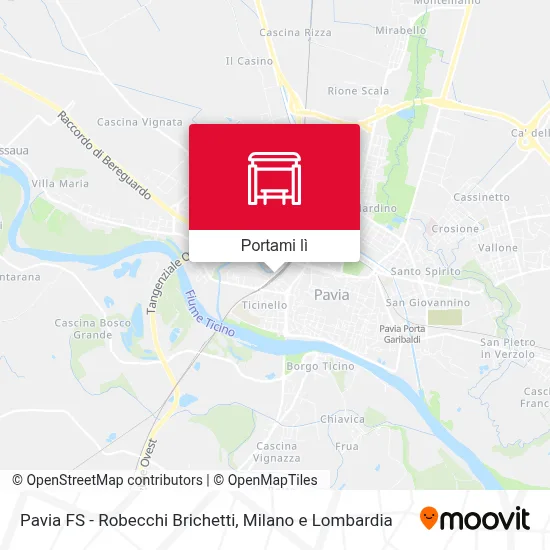 Mappa Pavia FS - Robecchi Brichetti