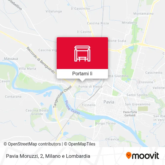 Mappa Pavia Moruzzi, 2