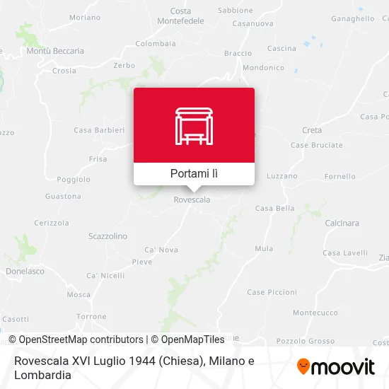 Mappa Rovescala XVI Luglio 1944 (Chiesa)