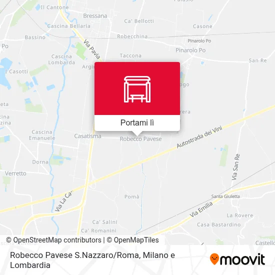 Mappa Robecco Pavese S.Nazzaro/Roma