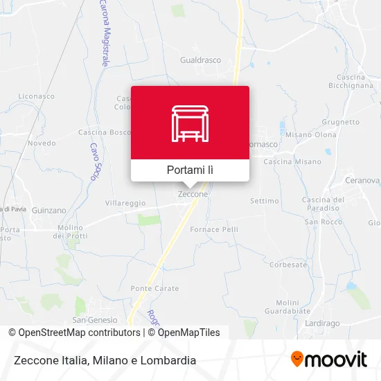 Mappa Zeccone Italia