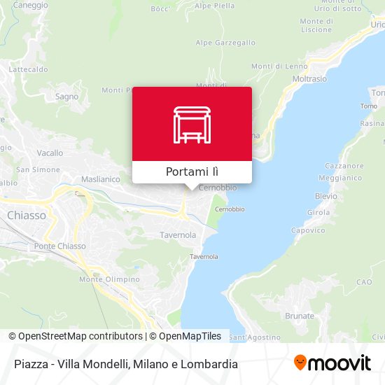 Mappa Piazza - Villa Mondelli