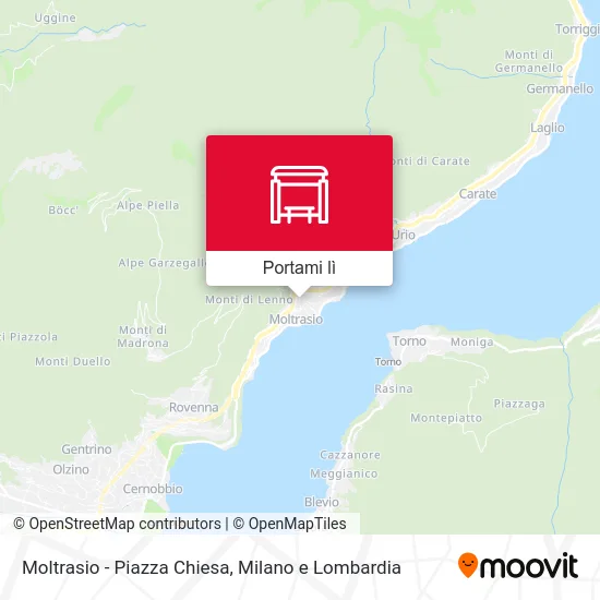 Mappa Moltrasio - Piazza Chiesa