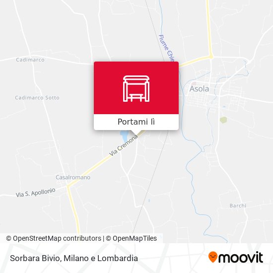 Mappa Sorbara Bivio