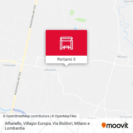 Mappa Alfianello, Villagio Europa, Via Boldori