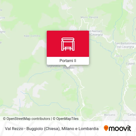 Mappa Val Rezzo - Buggiolo (Chiesa)