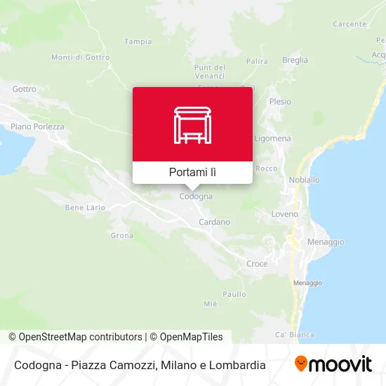 Mappa Codogna - Piazza Camozzi