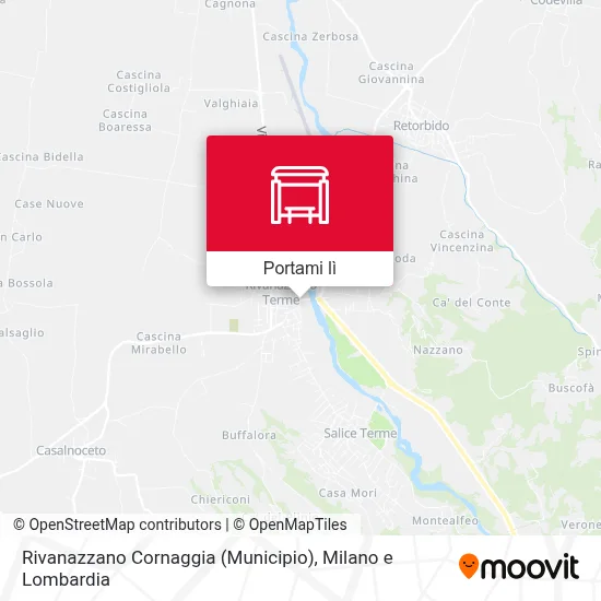 Mappa Rivanazzano Cornaggia (Municipio)
