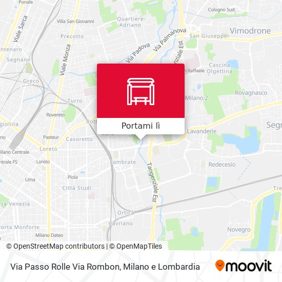 Mappa Via Passo Rolle Via Rombon