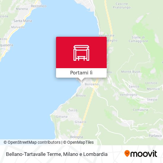 Mappa Bellano-Tartavalle Terme
