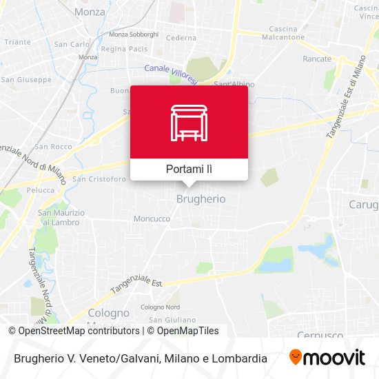 Mappa Brugherio V. Veneto/Galvani