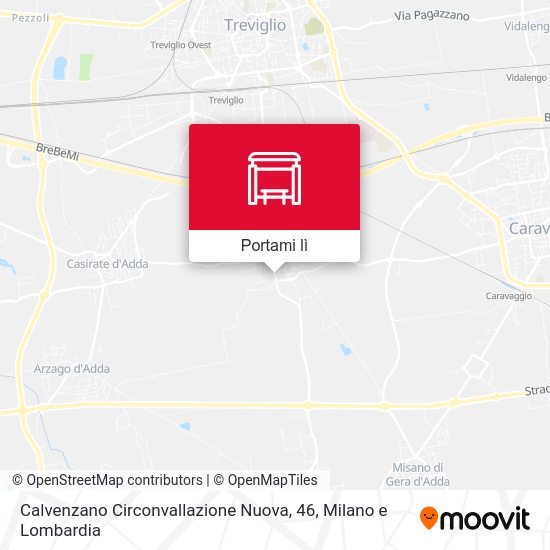 Mappa Calvenzano Circonvallazione Nuova, 46
