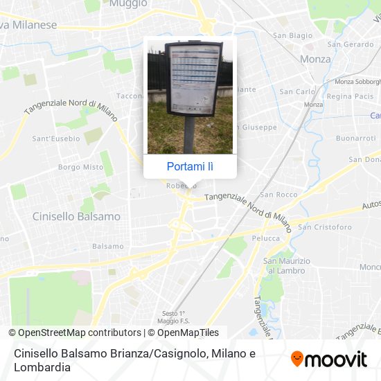 Mappa Cinisello Balsamo Brianza / Casignolo