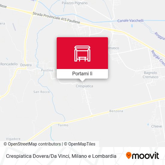 Mappa Crespiatica Dovera/Da Vinci