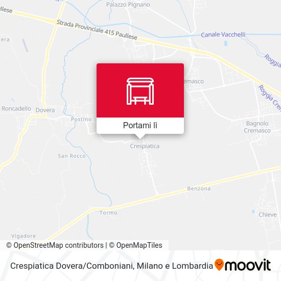 Mappa Crespiatica Dovera/Comboniani