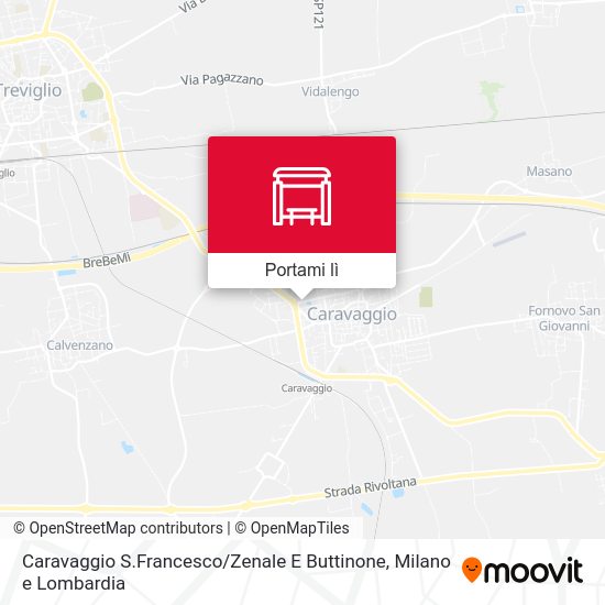 Mappa Caravaggio S.Francesco / Zenale E Buttinone