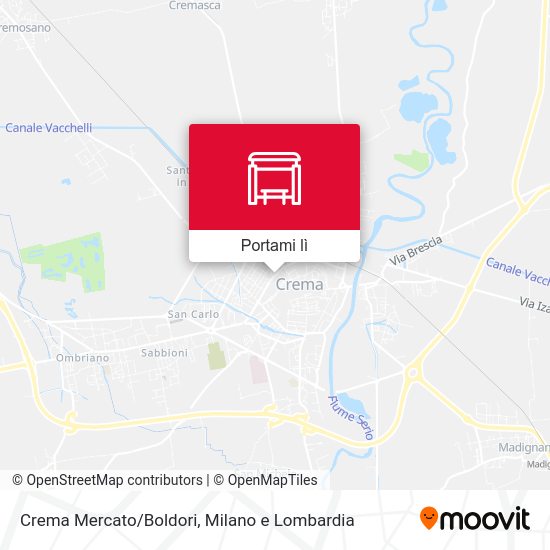 Mappa Crema Mercato/Boldori