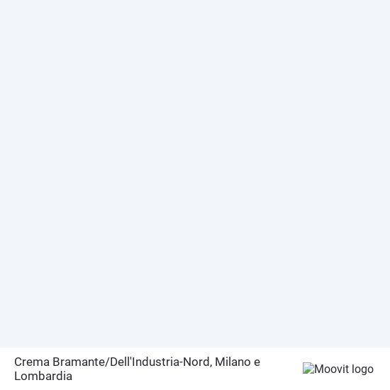 Mappa Crema Bramante / Dell'Industria-Nord