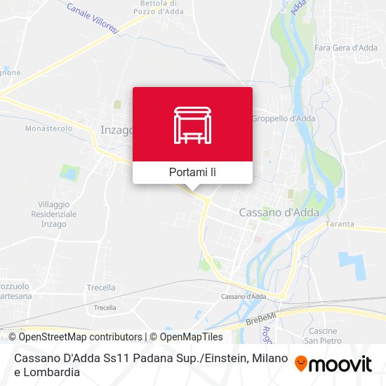 Mappa Cassano D'Adda Ss11 Padana Sup. / Einstein