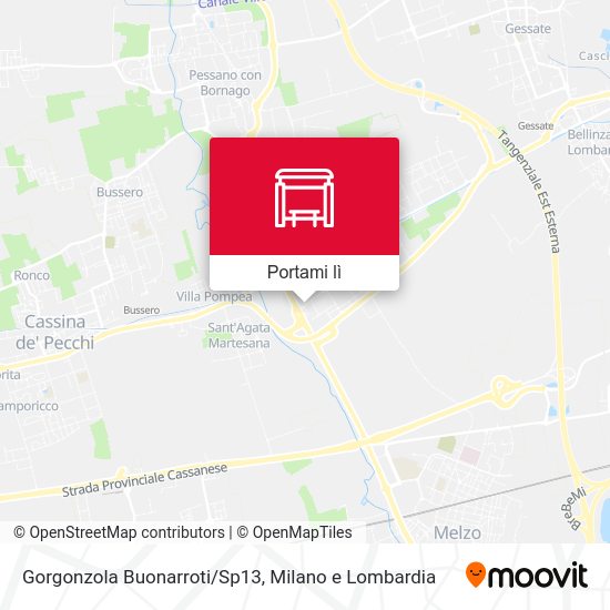 Mappa Gorgonzola Buonarroti/Sp13