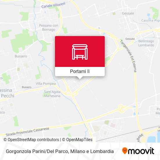 Mappa Gorgonzola Parini/Del Parco