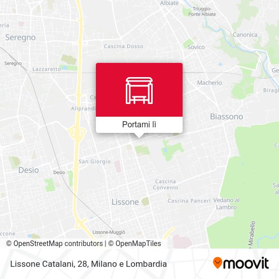 Mappa Lissone Catalani, 28