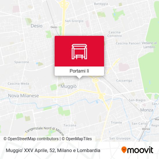 Mappa Muggio' XXV Aprile, 52