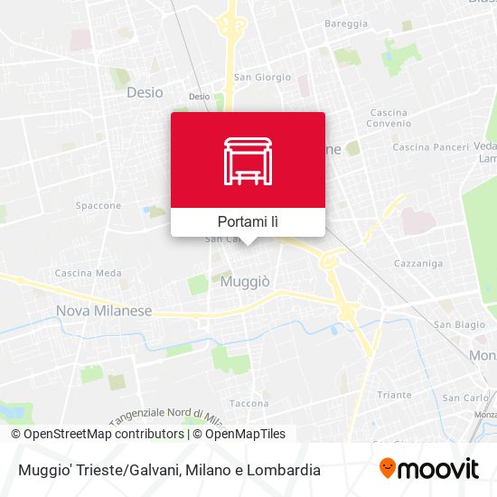 Mappa Muggio' Trieste/Galvani