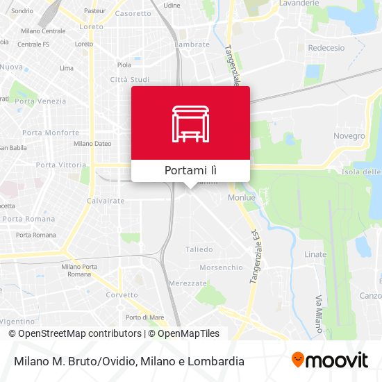 Mappa Milano M. Bruto/Ovidio