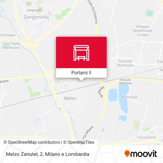Mappa Melzo Zanutel, 2