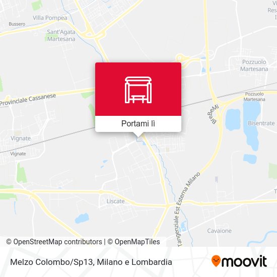 Mappa Melzo Colombo/Sp13