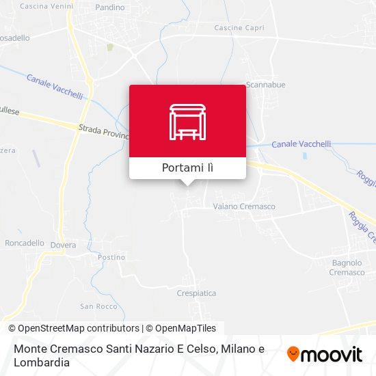 Mappa Monte Cremasco Santi Nazario E Celso