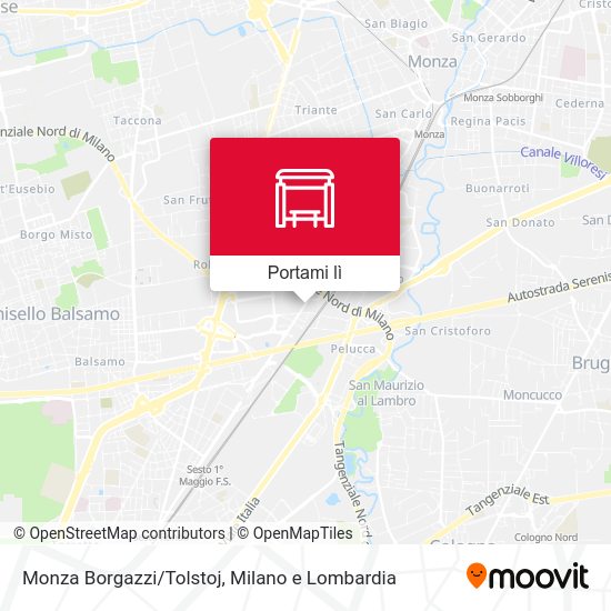Mappa Monza Borgazzi/Tolstoj