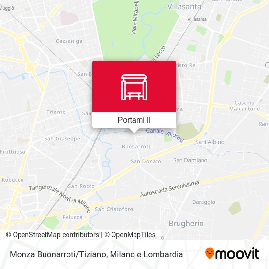 Mappa Monza Buonarroti/Tiziano