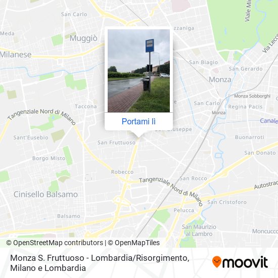 Mappa Monza S. Fruttuoso - Lombardia / Risorgimento