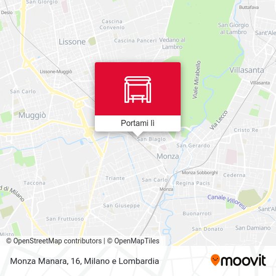 Mappa Monza Manara, 16