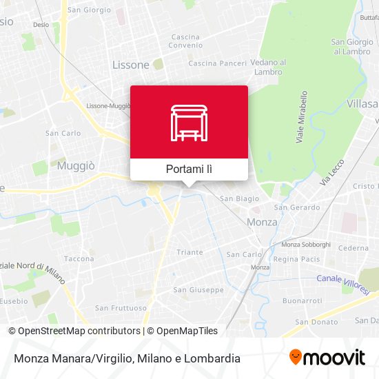 Mappa Monza Manara/Virgilio
