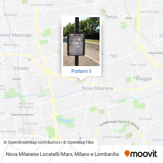 Mappa Nova Milanese Locatelli/Marx